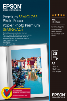 A4 Premium Semigloss Photo 251gsm 20 Sheets